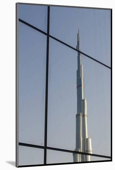 Burj Khalifa the Tallest Building in the World Downtown Dubai, Uae-Michael DeFreitas-Mounted Photographic Print