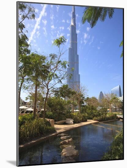 Burj Khalifa, the Tallest Man Made Structure in the World at 828 Metres, Downtown Dubai, Dubai, Uae-Amanda Hall-Mounted Photographic Print