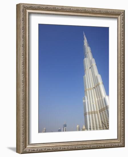 Burj Khalifa, the Tallest Tower in World at 818M, Downtown Burj Dubai, Dubai, United Arab Emirates-Amanda Hall-Framed Photographic Print