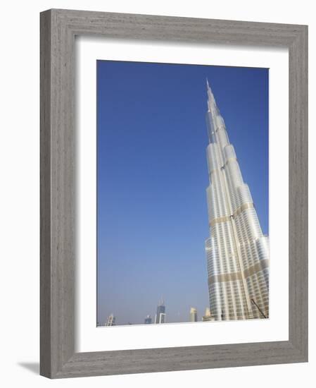 Burj Khalifa, the Tallest Tower in World at 818M, Downtown Burj Dubai, Dubai, United Arab Emirates-Amanda Hall-Framed Photographic Print