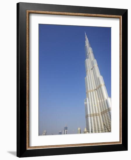 Burj Khalifa, the Tallest Tower in World at 818M, Downtown Burj Dubai, Dubai, United Arab Emirates-Amanda Hall-Framed Photographic Print