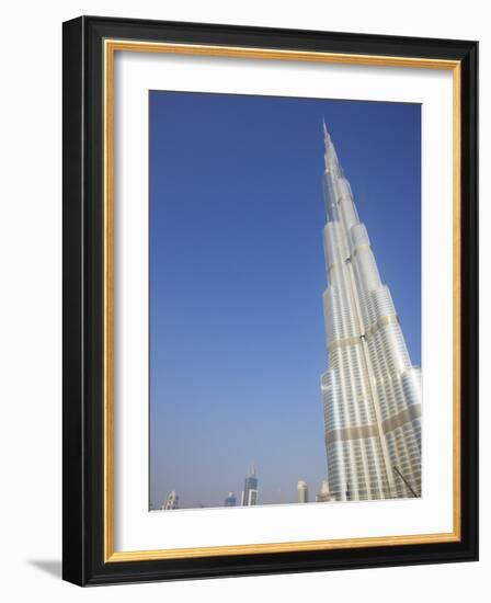 Burj Khalifa, the Tallest Tower in World at 818M, Downtown Burj Dubai, Dubai, United Arab Emirates-Amanda Hall-Framed Photographic Print