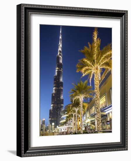 Burj Khalifa (World's Tallest Building), Downtown, Dubai, United Arab Emirates-Jon Arnold-Framed Photographic Print