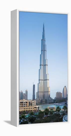 Burj Khalifa (World's Tallest Building), Downtown, Dubai, United Arab Emirates-Jon Arnold-Framed Premier Image Canvas