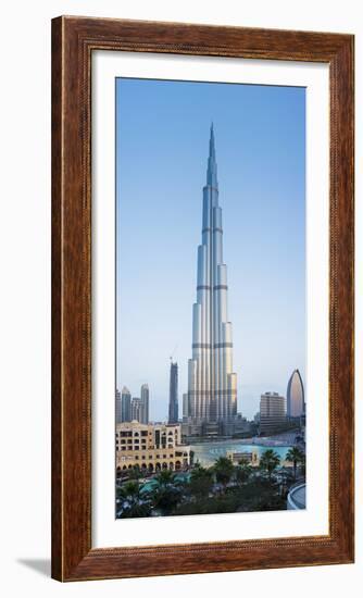 Burj Khalifa (World's Tallest Building), Downtown, Dubai, United Arab Emirates-Jon Arnold-Framed Photographic Print