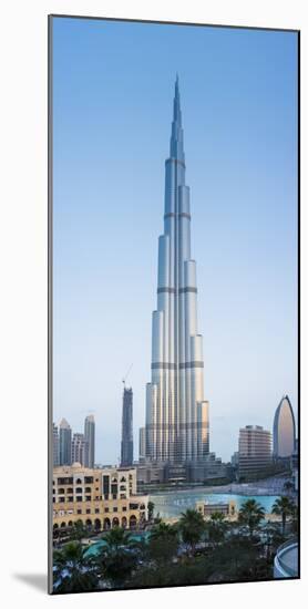 Burj Khalifa (World's Tallest Building), Downtown, Dubai, United Arab Emirates-Jon Arnold-Mounted Photographic Print