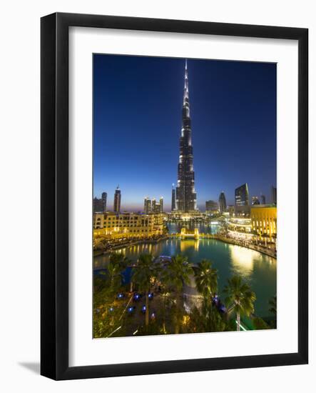 Burj Khalifa (World's Tallest Building), Downtown, Dubai, United Arab Emirates-Jon Arnold-Framed Photographic Print