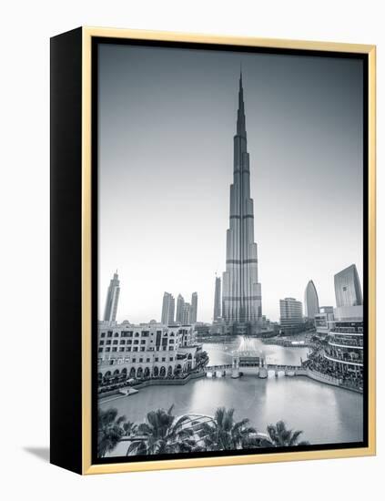 Burj Khalifa (World's Tallest Building), Downtown, Dubai, United Arab Emirates-Jon Arnold-Framed Premier Image Canvas