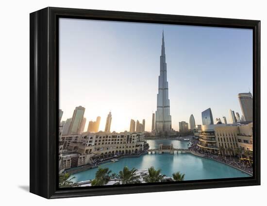 Burj Khalifa (World's Tallest Building), Downtown, Dubai, United Arab Emirates-Jon Arnold-Framed Premier Image Canvas