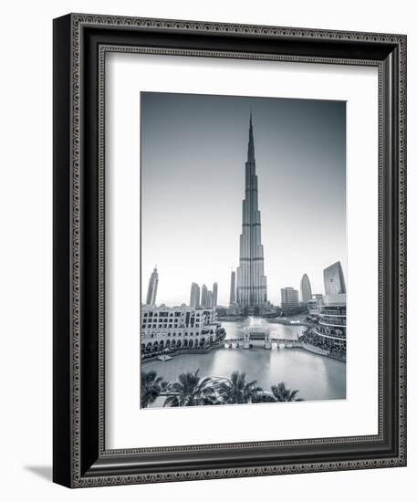 Burj Khalifa (World's Tallest Building), Downtown, Dubai, United Arab Emirates-Jon Arnold-Framed Photographic Print