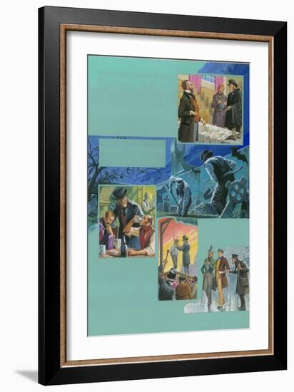 Burke and Hare Grave Robbers and Murderers-Severino Baraldi-Framed Giclee Print