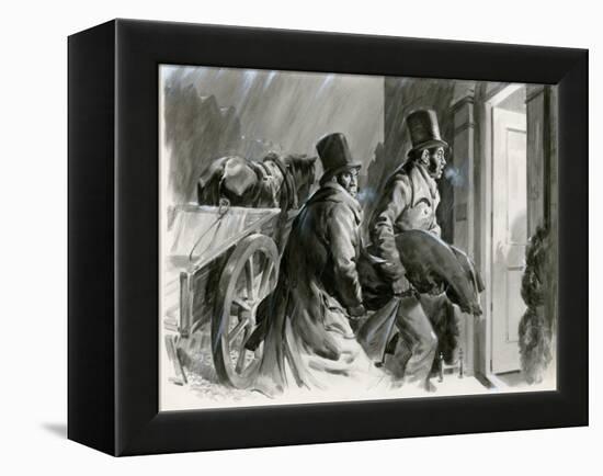 Burke and Hare Grave Robbers and Murderers-Andrew Howat-Framed Premier Image Canvas