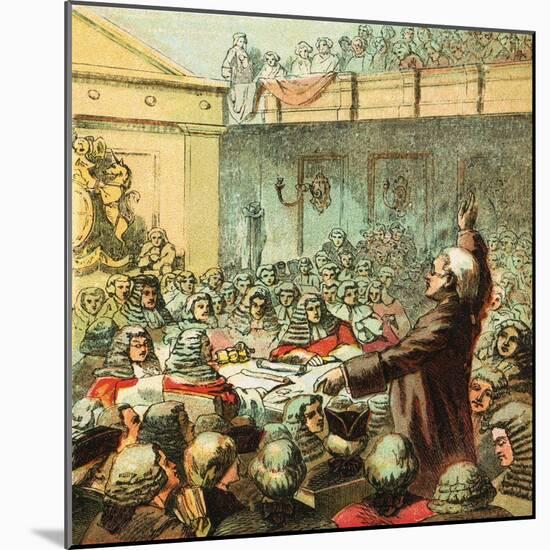 Burke, the Great Orator-English-Mounted Giclee Print