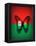 Burkina Faso Flag Butterfly, Isolated On Flag Background-suns_luck-Framed Stretched Canvas