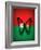 Burkina Faso Flag Butterfly, Isolated On Flag Background-suns_luck-Framed Art Print