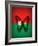 Burkina Faso Flag Butterfly, Isolated On Flag Background-suns_luck-Framed Art Print