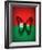 Burkina Faso Flag Butterfly, Isolated On Flag Background-suns_luck-Framed Art Print