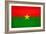 Burkina Faso Flag Design with Wood Patterning - Flags of the World Series-Philippe Hugonnard-Framed Premium Giclee Print