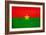 Burkina Faso Flag Design with Wood Patterning - Flags of the World Series-Philippe Hugonnard-Framed Premium Giclee Print