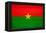 Burkina Faso Flag Design with Wood Patterning - Flags of the World Series-Philippe Hugonnard-Framed Stretched Canvas