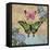 Burlap Butterflies I-Paul Brent-Framed Stretched Canvas