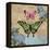 Burlap Butterflies I-Paul Brent-Framed Stretched Canvas