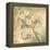 Burlap Cherry Blossom-Tina Chaden-Framed Stretched Canvas