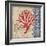 Burlap Coral IV-Paul Brent-Framed Art Print