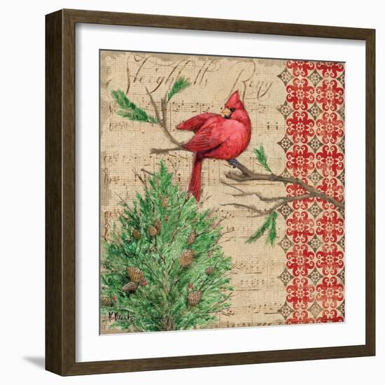 Burlap Holiday II-Paul Brent-Framed Art Print