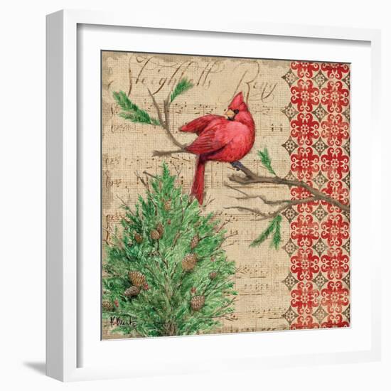 Burlap Holiday II-Paul Brent-Framed Art Print