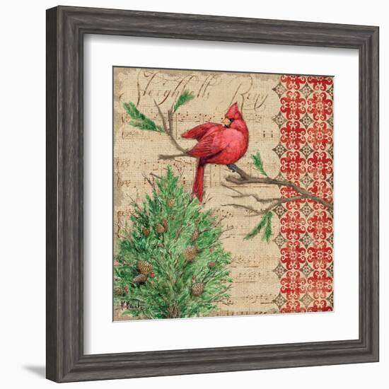 Burlap Holiday II-Paul Brent-Framed Art Print