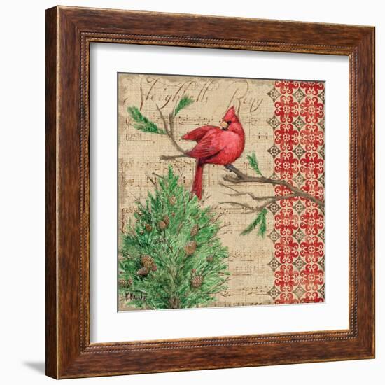 Burlap Holiday II-Paul Brent-Framed Art Print