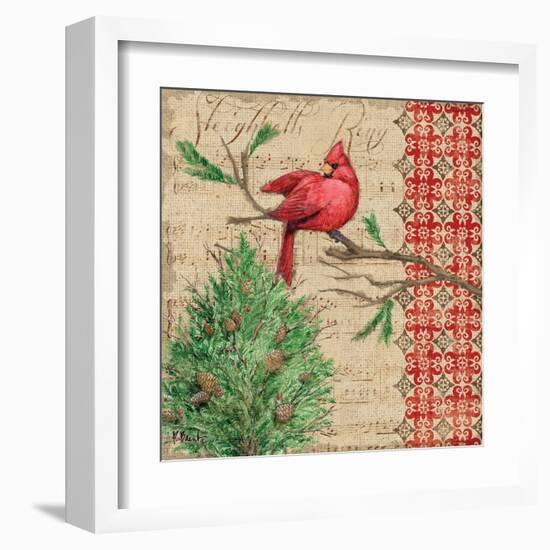 Burlap Holiday II-Paul Brent-Framed Art Print