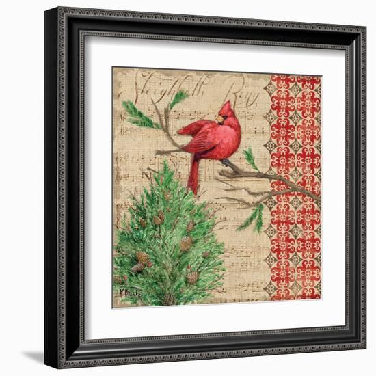 Burlap Holiday II-Paul Brent-Framed Art Print