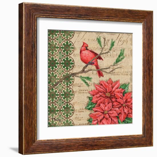 Burlap Holiday III-Paul Brent-Framed Art Print