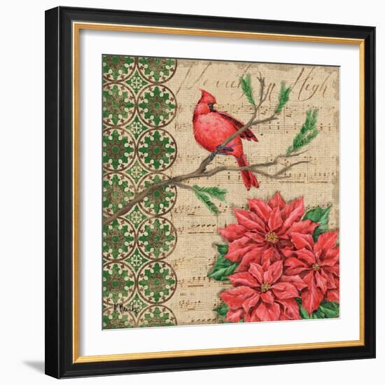 Burlap Holiday III-Paul Brent-Framed Art Print