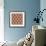 Burlap Red Dots-Joanne Paynter Design-Framed Giclee Print displayed on a wall