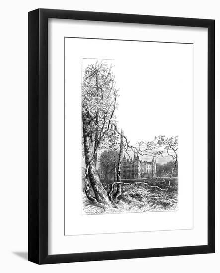 Burleigh House Gardens, Stamford, Lincolnshire, 1900-null-Framed Giclee Print