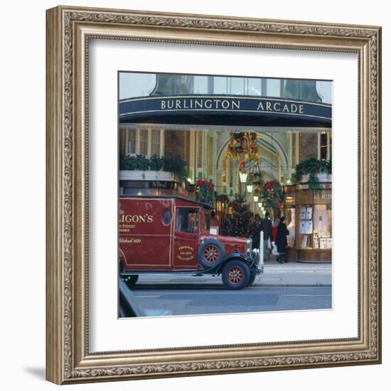 Burlington Arcade, London, England, United Kingdom of Great Britain-null-Framed Art Print