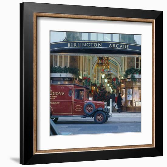 Burlington Arcade, London, England, United Kingdom of Great Britain-null-Framed Art Print