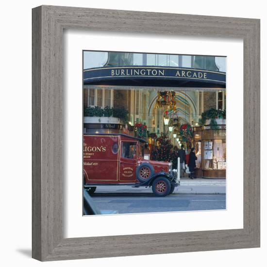 Burlington Arcade, London, England, United Kingdom of Great Britain-null-Framed Art Print