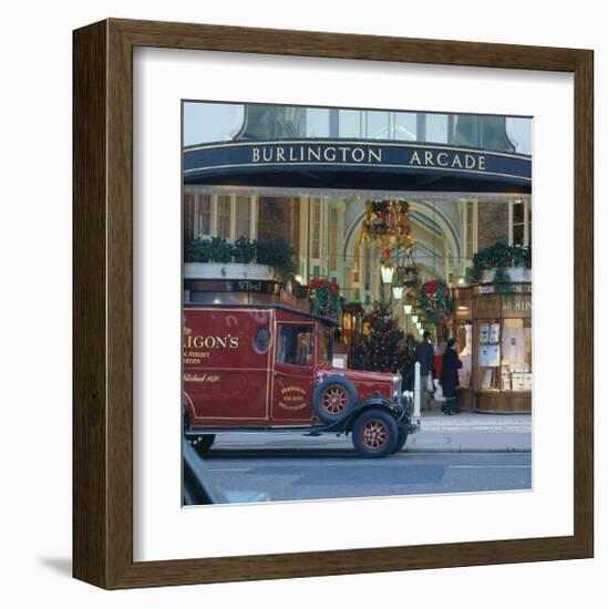 Burlington Arcade, London, England, United Kingdom of Great Britain-null-Framed Art Print