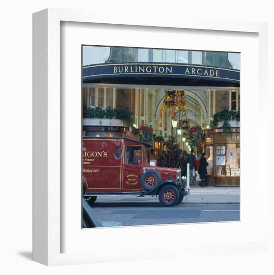 Burlington Arcade, London, England, United Kingdom of Great Britain-null-Framed Art Print