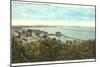 Burlington Harbor on Lake Champlain, Vermont-null-Mounted Art Print