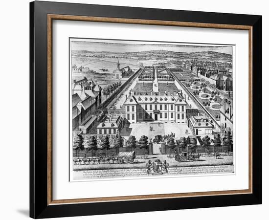 Burlington House, Piccadilly, Early 18th Century-Johannes Kip-Framed Giclee Print