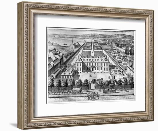 Burlington House, Piccadilly, Early 18th Century-Johannes Kip-Framed Giclee Print