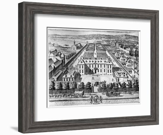 Burlington House, Piccadilly, Early 18th Century-Johannes Kip-Framed Giclee Print