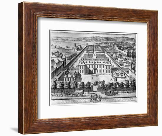 Burlington House, Piccadilly, Early 18th Century-Johannes Kip-Framed Giclee Print