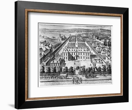 Burlington House, Piccadilly, Early 18th Century-Johannes Kip-Framed Giclee Print