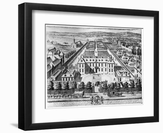 Burlington House, Piccadilly, Early 18th Century-Johannes Kip-Framed Giclee Print